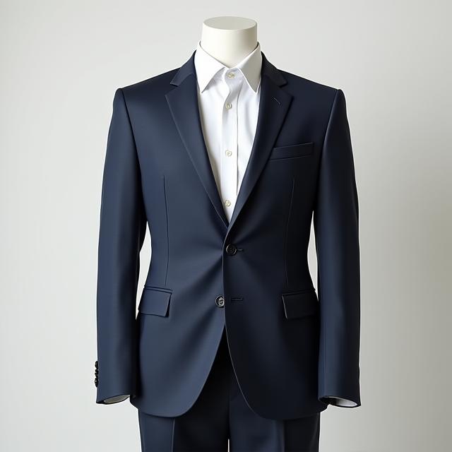 Well-fitted ready-to-wear business suit, showcasing Ironthread Attire's signature style